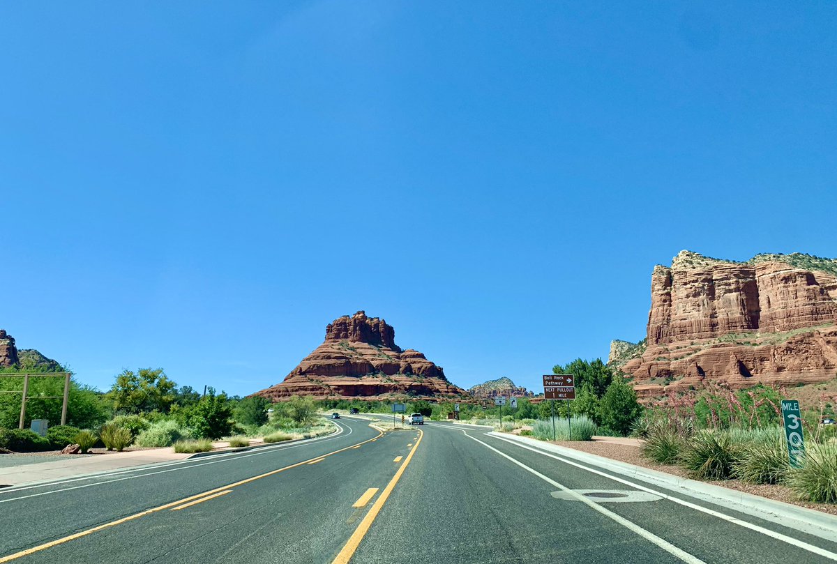 6. Apart from its ‘blue’ McDonalds, Sedona is also known for its unique energy vortexes which are said to heal and empower. These, along with the stunning scenery - the red in the rocks is iron oxide - make it a very spiritual place.