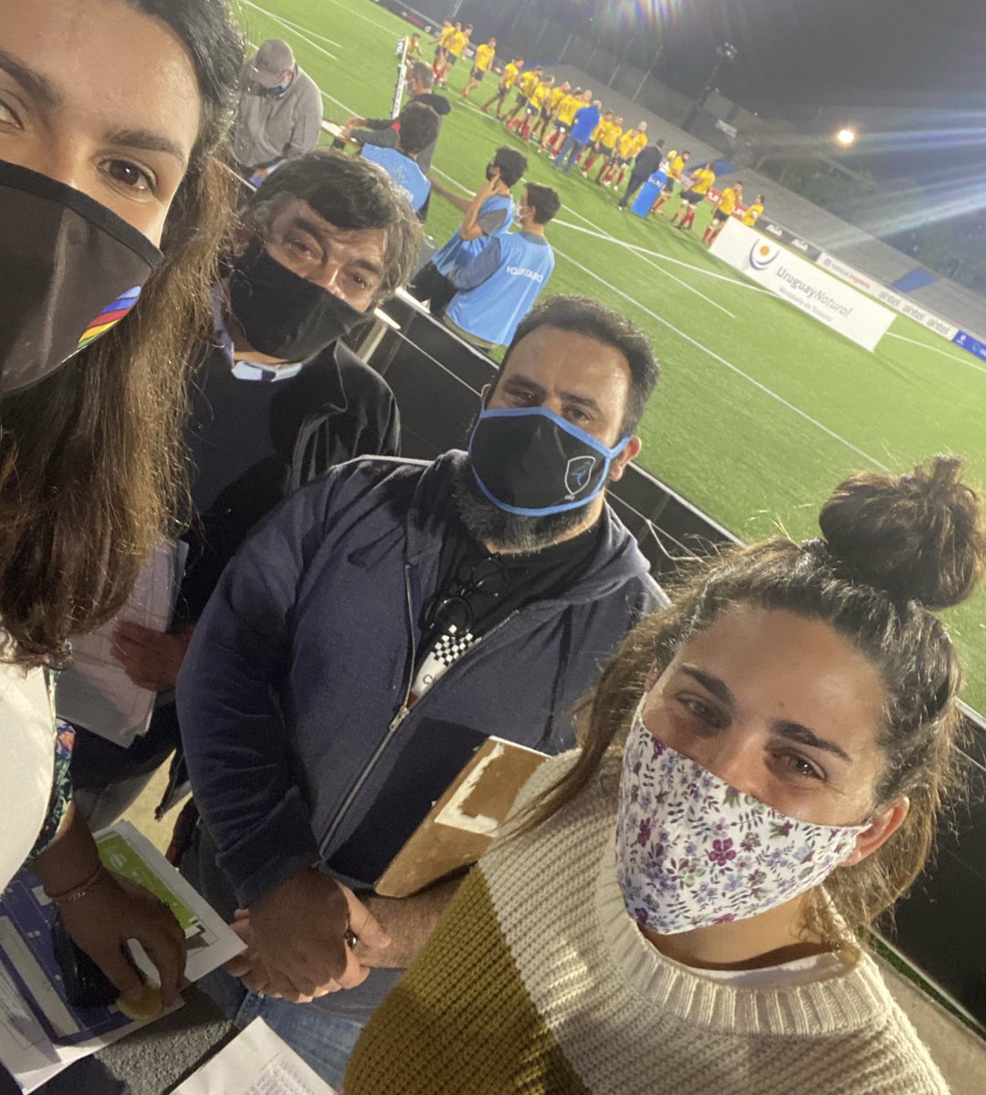 NitFormoso's tweet photo. Tremenda jornada, tremendo equipo!  Uruguay vs España 🏉#MatchCommissioner #equipo https://t.co/0egX1ohrjT