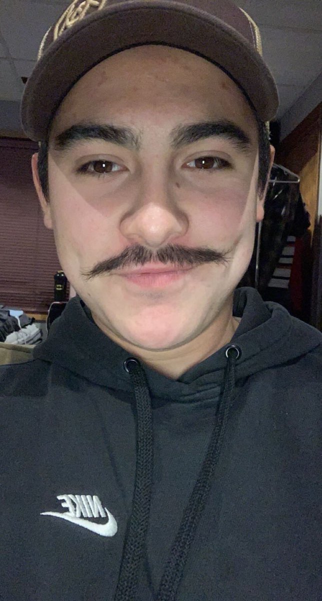 BackDoorMeats's tweet photo. We are convinced Eric Koyanagi was an adult film star in his past life. This  fanny duster is an absolute work of art. It’ll be a pleasure watching this stache grow like grass. #Movember https://t.co/0SzYZaby2B