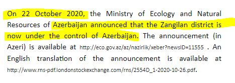 JohnHayastan's tweet photo. Hi @ChrisSununu. The @OSCE Minsk Group has repeatedly called for a ceasefire and de-escalation between #Armenia &amp; Azerbaijan. But your company AAZ mining stated recently as 10/22/20 "The Company welcomes these developments.." 1/3 #RecognizeArtsakh https://t.co/nNryr3UqjW