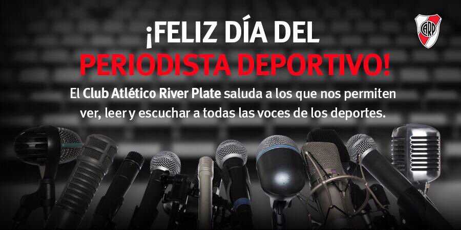 CARPolidep's tweet photo. Feliz día a todos los que día a día nos informan en especial  sobre las novedades de nuestro querido club ⚪️🔴⚪️

#DíaDelPeriodistaDeportivo  🎙📹📸 https://t.co/lLDO7E3vz3