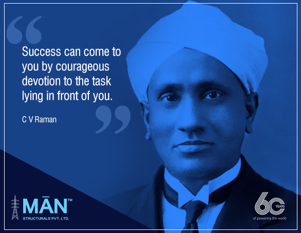 We offer our humble homage to Physicist and Nobel Laureate, C V Raman on his birth anniversary.

<a href="/gkrungta/">Gaurav Rungta</a>