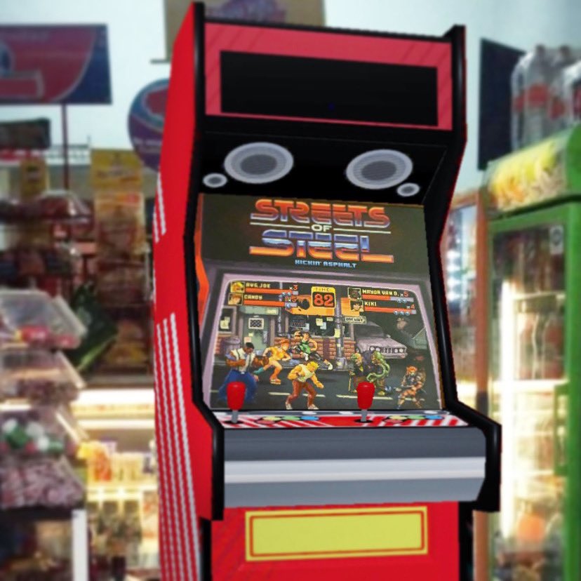 WildPowerGames's tweet photo. Throw it back to retro arcade glory in our new #boardgame! 🍿🥤STREETS OF STEEL is a 1-4 player co-operative side-scrolling #game, where players brawl their way through baddies in a 1980's-esque, pixelated, post-apocalyptic, degenerate cityscape. 💥🆒👊 

Lands Nov. 13! ♥️🎲 https://t.co/dW34LKzPv9
