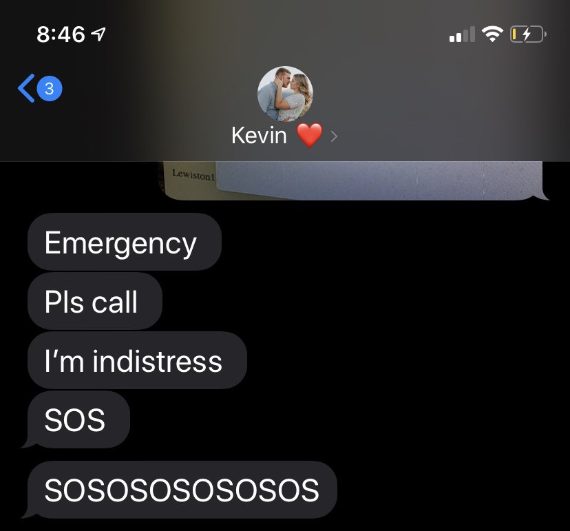 Him:
Me: *calls back* what do you need?!
Him: I’m good, I just missed you