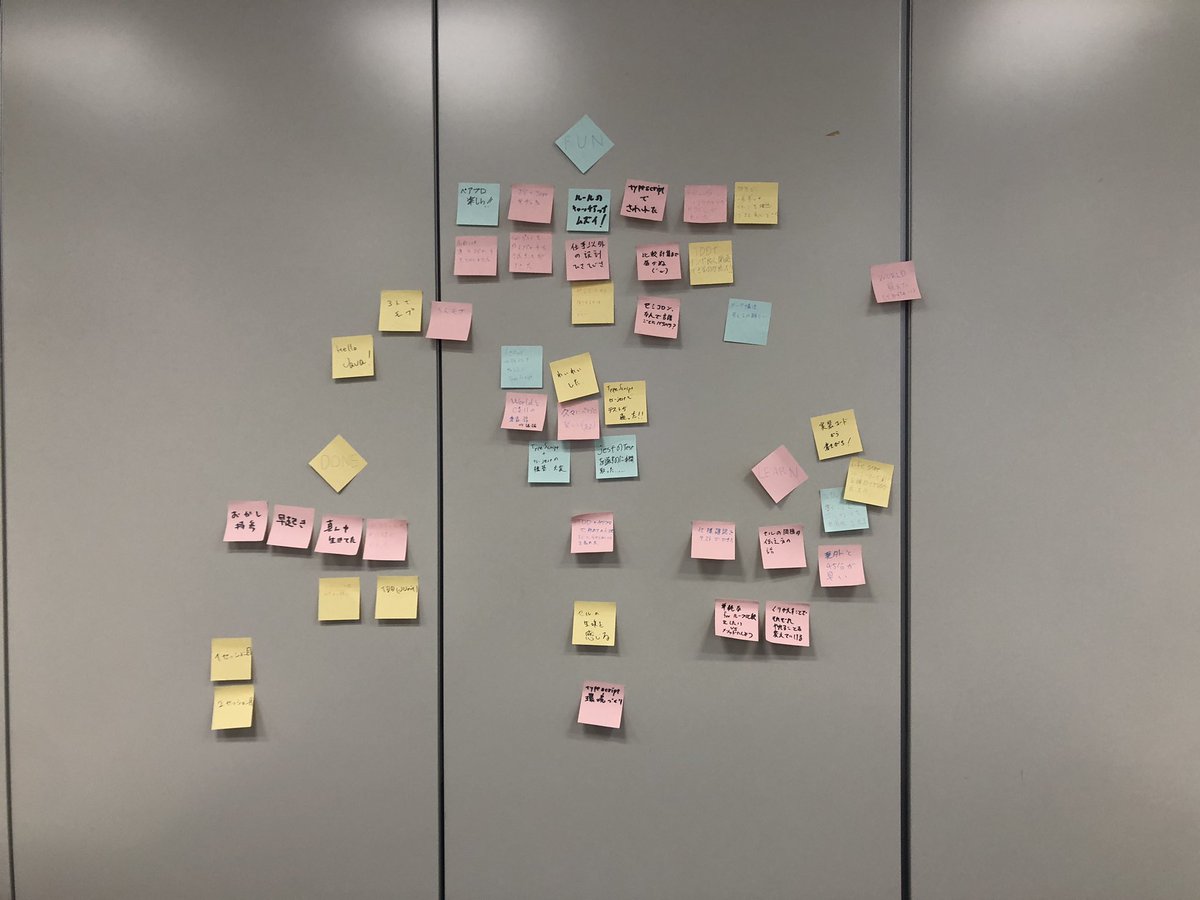 ug23_'s tweet image. fun done learnを毎セッション貼っています
セッション#1 #2 

 #tddyyχ #gdcr2020 #Coderetreat