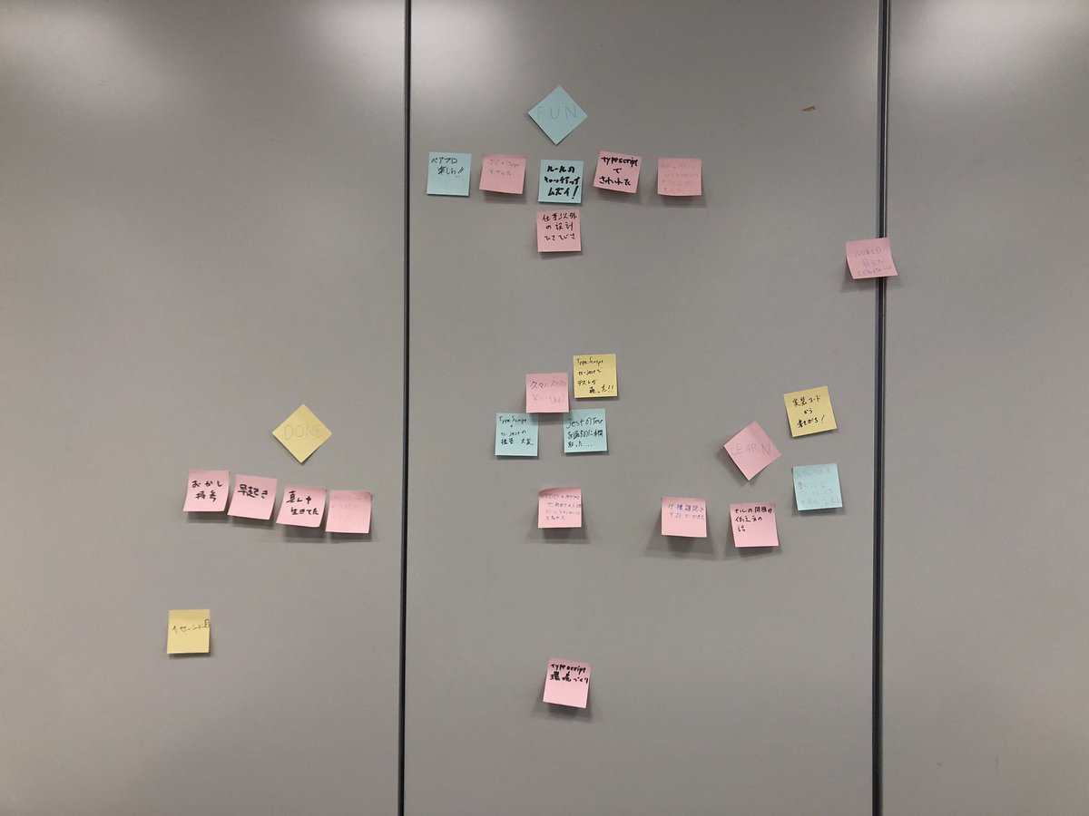 ug23_'s tweet image. fun done learnを毎セッション貼っています
セッション#1 #2 

 #tddyyχ #gdcr2020 #Coderetreat