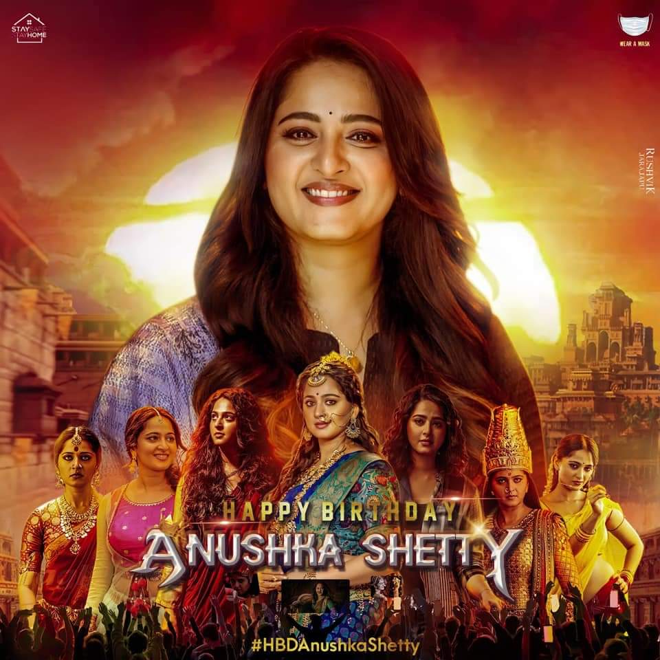 Happy birthday smile Queen Anushka Shetty 