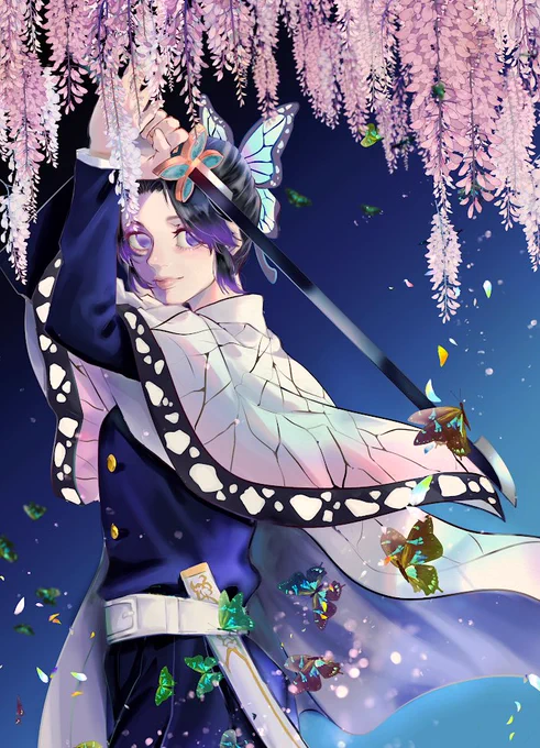 #胡蝶しのぶ #鬼滅の刃 #藤の花 #DemonSlayer 