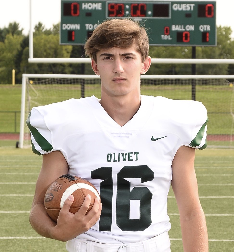 OlivetSports's tweet photo. On the offensive side, Clay Flower continues to blossom with 20 carries for 138 yards and 4 TDs. The junior signal caller also completed 3 passes for 44 yards including a 30-yarder to Ramsey Bousseau. Jordan Hall and Michael Groves combined for 79 yards rushing. https://t.co/AQxsFZacT2