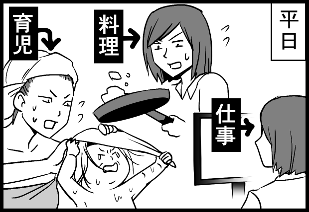 この頃のムーコは大癇癪時代と名付けています。2歳差育児なんで絶対無理だと思ったし、とにかく目の前の怪獣で手一杯でした。かわいかったけどね! 