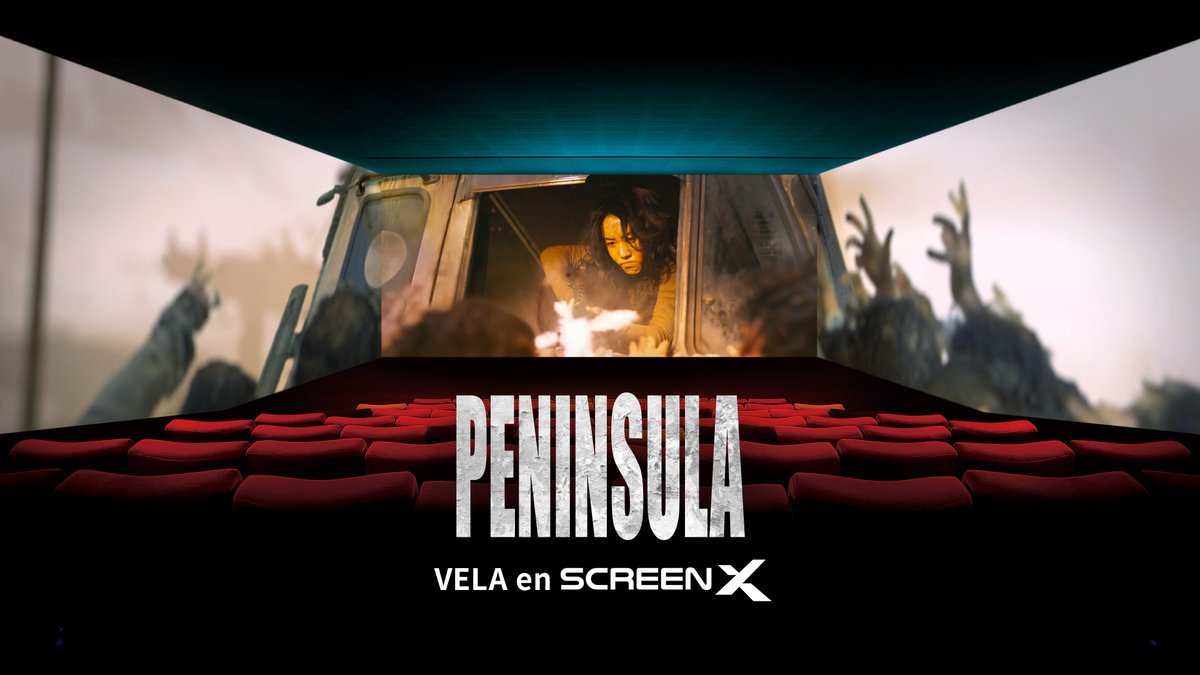 Cinepolis's tweet photo. La adrenalina de #EstaciónZombie2 Península se vive mejor en #ScreenX. No te la pierdas en Cinépolis Las Antenas y Parque Toreo en CDMX y descubre el destino de los sobrevivientes, compra tus boletos: https://t.co/sN9phB9UZa. https://t.co/flEivu6Fp1