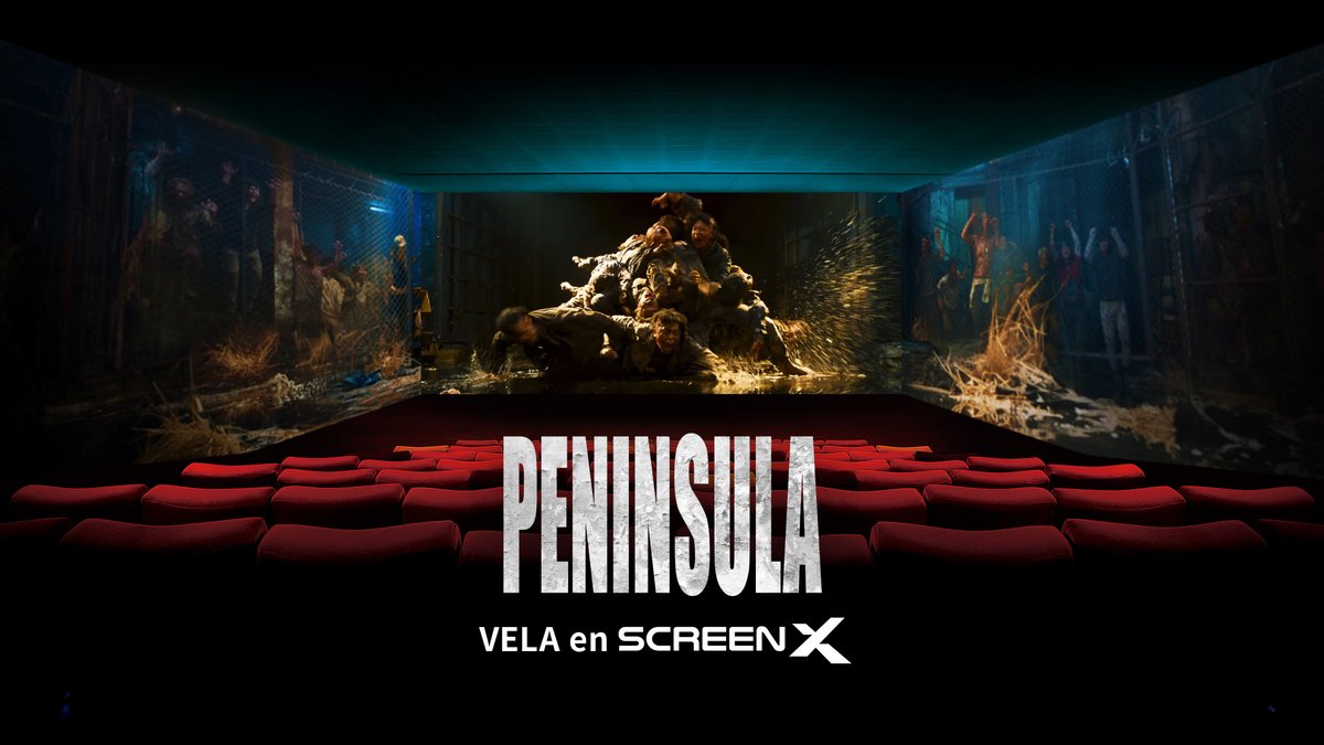 Cinepolis's tweet photo. La adrenalina de #EstaciónZombie2 Península se vive mejor en #ScreenX. No te la pierdas en Cinépolis Las Antenas y Parque Toreo en CDMX y descubre el destino de los sobrevivientes, compra tus boletos: https://t.co/sN9phB9UZa. https://t.co/flEivu6Fp1