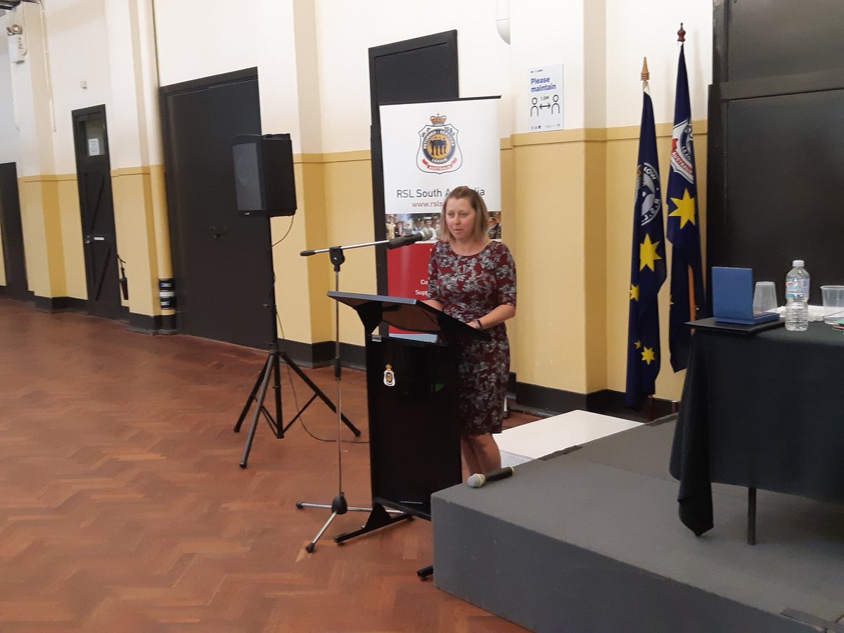RSL_SA's tweet photo. The 102nd RSL SA Sub-Branch Conference was opened by His Excellency the Governor of South Australia and addressed by Premier Steven Marshall and Ms Catherine Walsh, Director of Veterans SA. https://t.co/zqgsdhcjER