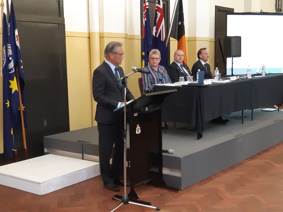 RSL_SA's tweet photo. The 102nd RSL SA Sub-Branch Conference was opened by His Excellency the Governor of South Australia and addressed by Premier Steven Marshall and Ms Catherine Walsh, Director of Veterans SA. https://t.co/zqgsdhcjER