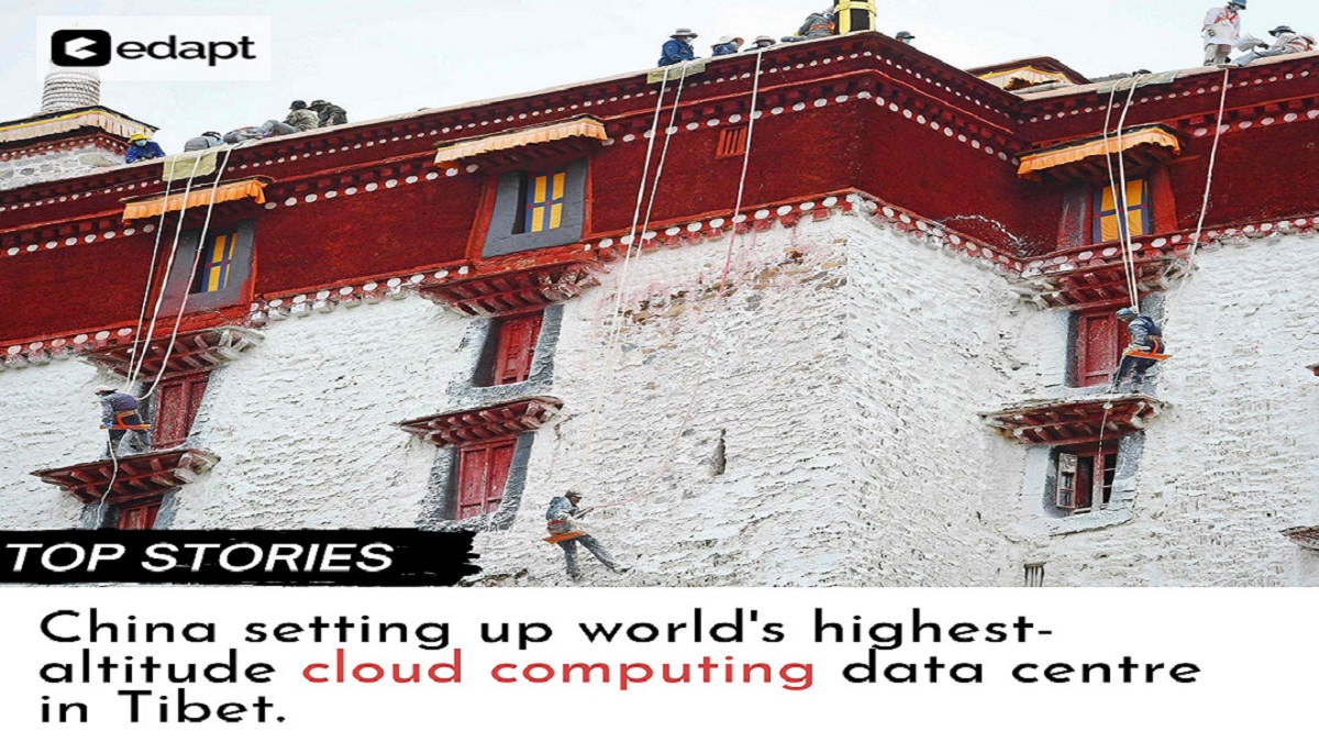 edapthere's tweet photo. China setting up world's highest altitude cloud computing data center in Tibet.

#CloudComputing #cloud #datacenter #Tibet #China #cloudsecurity #edapt #edaptlearning #edaptnews #currentaffairs https://t.co/f1fpQkUXBe