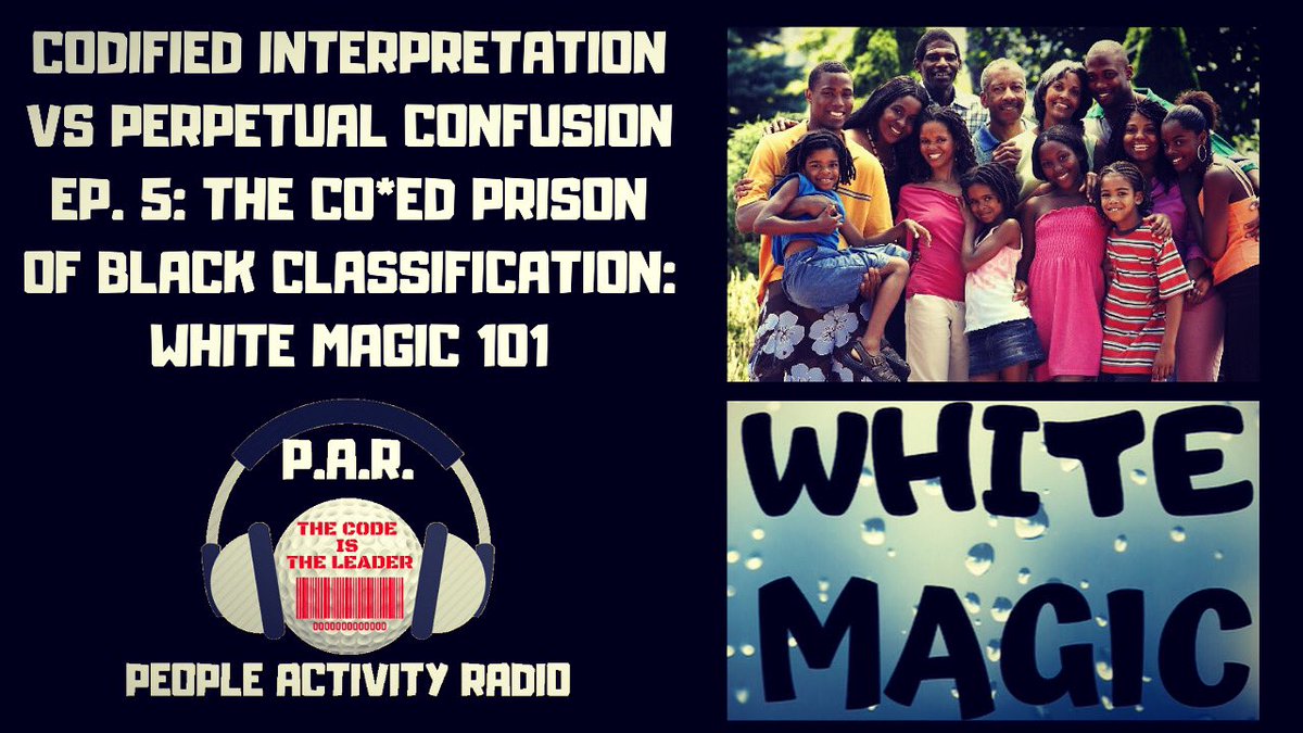 JohnGHorse's tweet photo. @DrTJC @amazon We reference The Man-Not on the latest episode of #peopleactivityradio hosted by #johnghorse. #fba #NoAntiBlackRacism #antiblackmisandry #lessconfusion CI vs PC Ep. 5: The Co*ed Prison Of Black Classification: White Magic 101 https://t.co/bZxwX7N0zo https://t.co/CxcCoiy0av