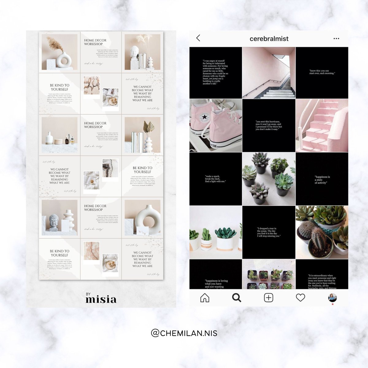 susunan feed ni penting tau, nak bagi orang tertarik nak stalk kitee, I also learn new thing dan baru nak susun jugak, so yeahh #nisashare