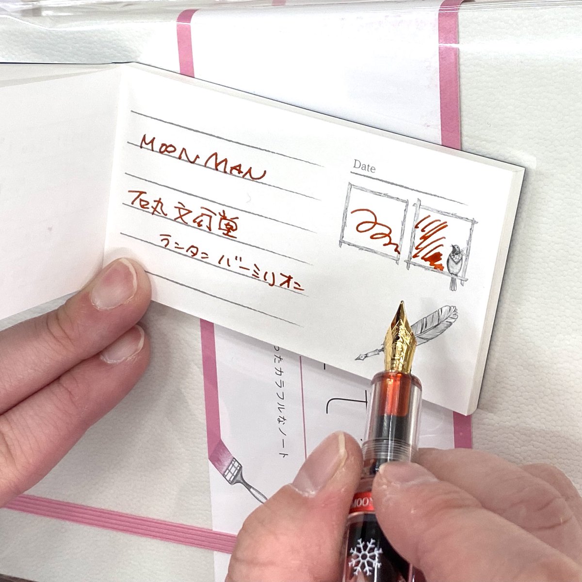 booknote_tokyo's tweet photo. #tips2020 渡邉製本ブースで #みんなでつくるインクログ でお試し書きしてくださった皆様ありがとうございます。
たくさんのマイペン・マイインクを見せていただき静かに萌えております…!
引き続き会場でご参加くださいませ✨ https://t.co/JjT8UzAQ5B