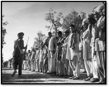 (3/n) #Pakistan in a misadventure tried to annex  #Kashmir by force. Nearly 10,000 tribesmen from the North-West Frontier Province and an equal number of raiders from the border areas armed with heavy weapons like machine guns and mortars took part in operation.