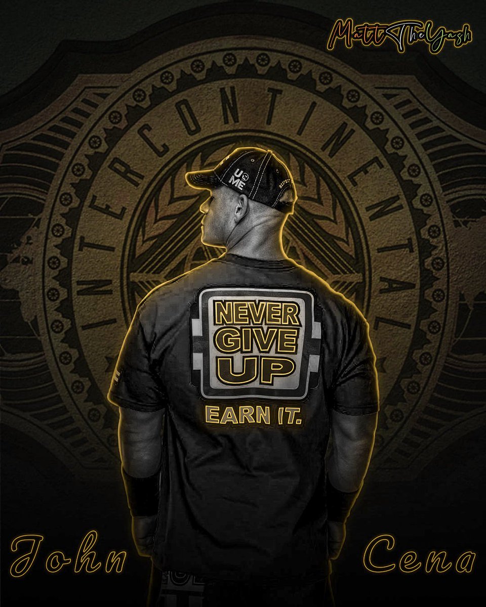 matttheyash's tweet photo. My New #Photoshop Edit Featuring @JohnCena.It's really surprising to know that He has never been the #IntercontinentalChampion in his Career Yet! Will John Ever Be the IC Champion 🤔#wwe #johncena #nevergiveup #hustleloyaltyrespect #cenation #ucantseeme #wweraw #smackdown #wwenxt https://t.co/k3n9hMpT0s
