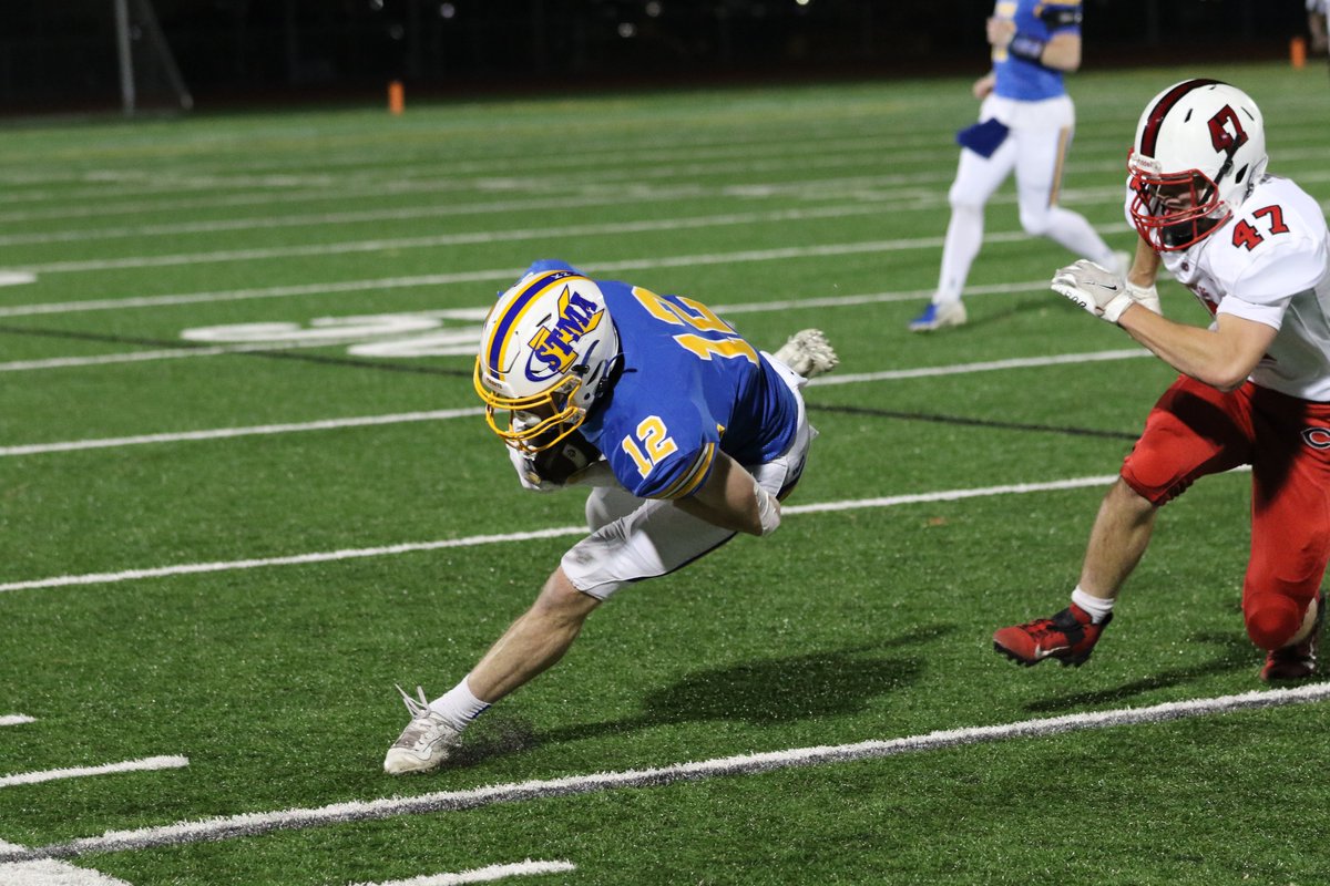 laplante71's tweet photo. Highlights from tonight's 49-21 home win for @StmaFB over Centennial. 

@StmaAd 
@davidcollins318 @jdrob1nsk1 https://t.co/O8l9UN7EZO