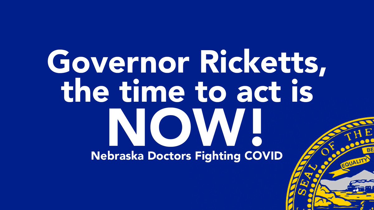 DrStephHartman's tweet photo. @GovRicketts the 10% buffer for non urgent cases has faded away.  DIRECT help is needed in the community to help slow this down.  #COVIDー19 

Wear a #mask NE if you must be out, but it would be best to #StayHomeStaySafe. https://t.co/Aqy8Yzm6Yf