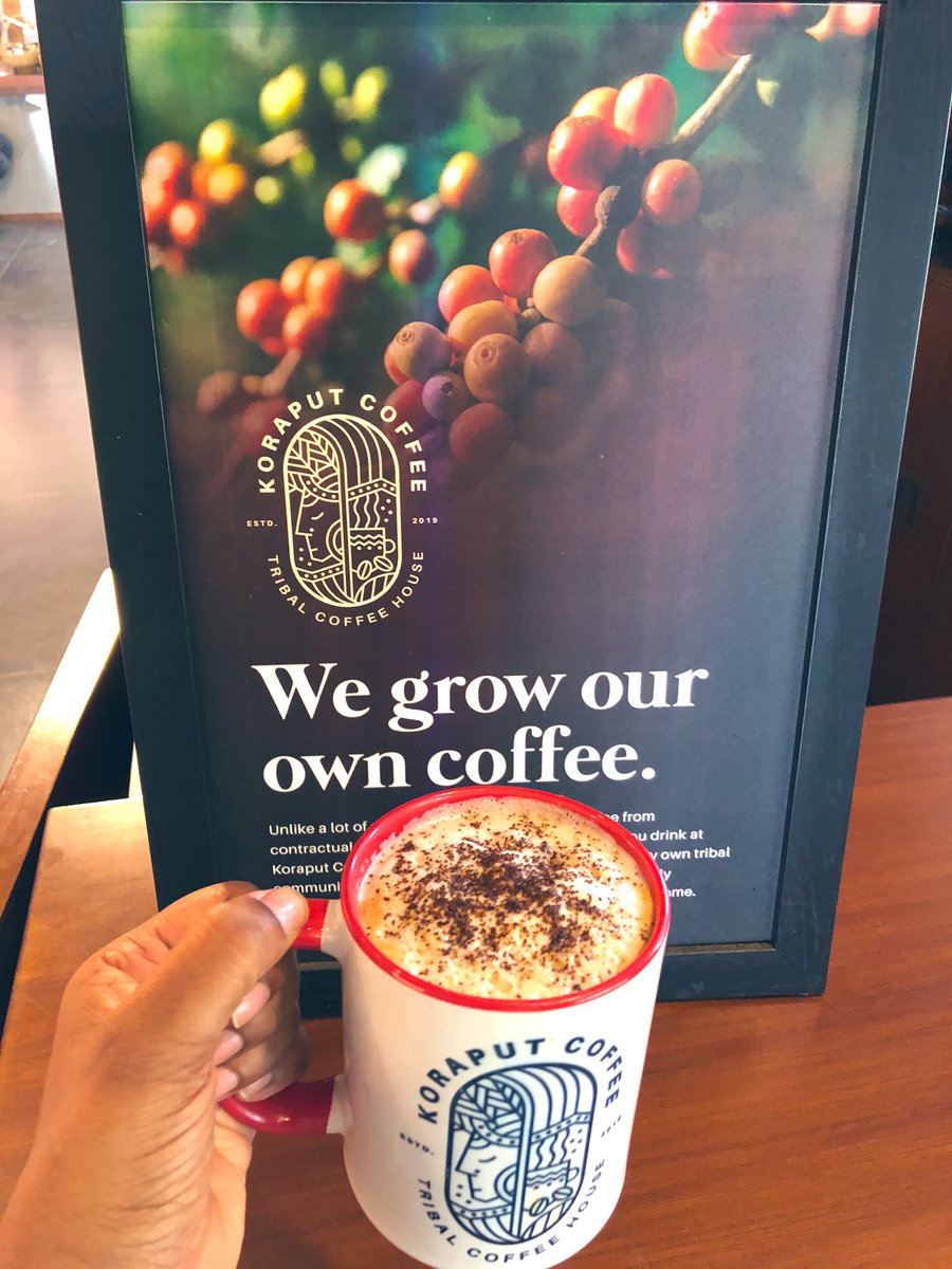 mansinimbhal's tweet photo. “Saturdays are about coffee, comfort, and all little things that replenish my soul” -Nanea Hoffman 

In pic : large cappuccino , cinnamon on top, no sugar #koraputcoffee https://t.co/TKPV014Klk