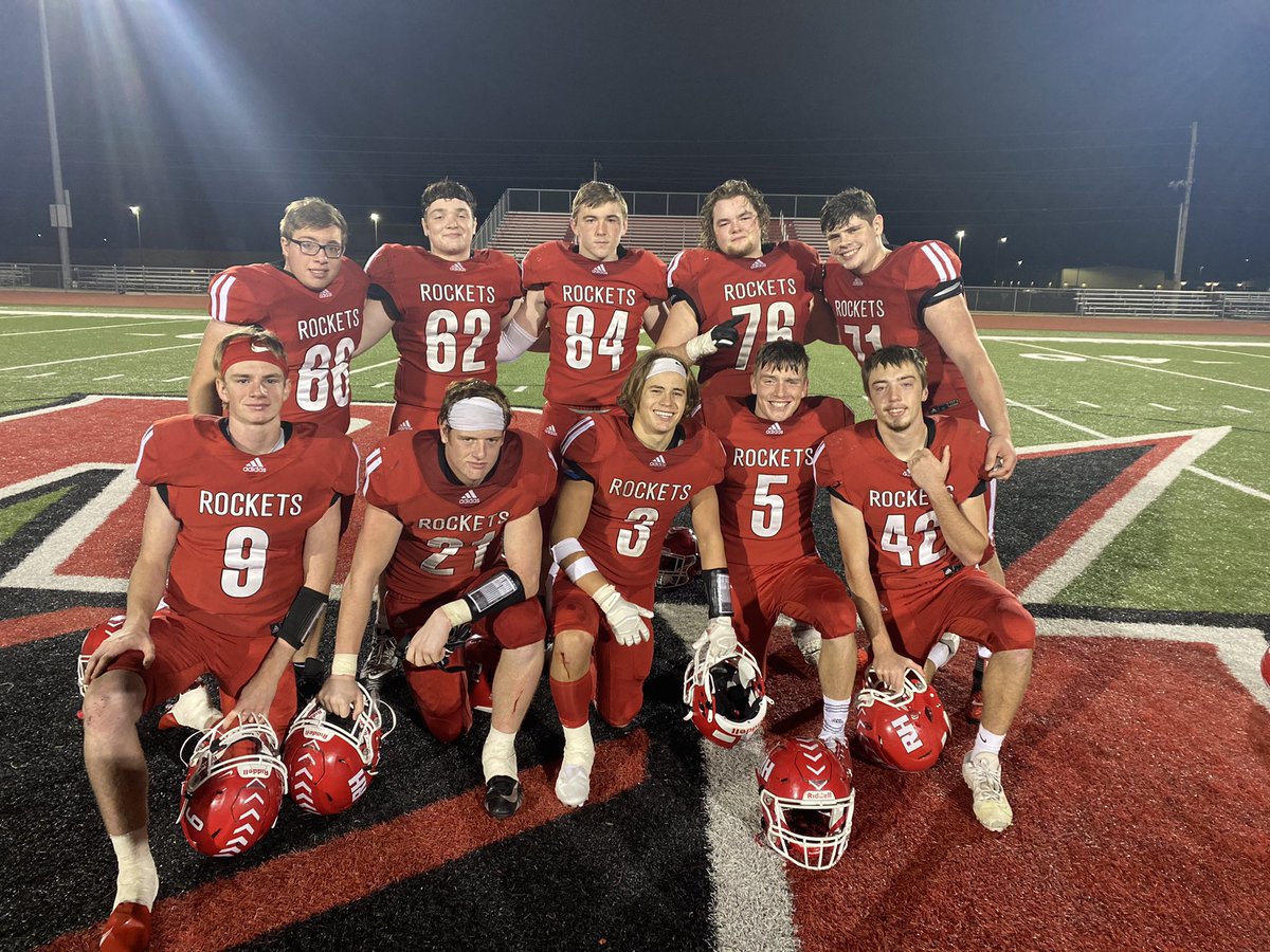 coachlaw71's tweet photo. This group brought Rose Hill a new legacy and a new start. Their efforts will not be in vain. Love them all. Missing Tristan Calef in this picture but wanted to make sure he was able to see his dad right away. Thanks seniors. It was a great ride. https://t.co/TDtERWezwR