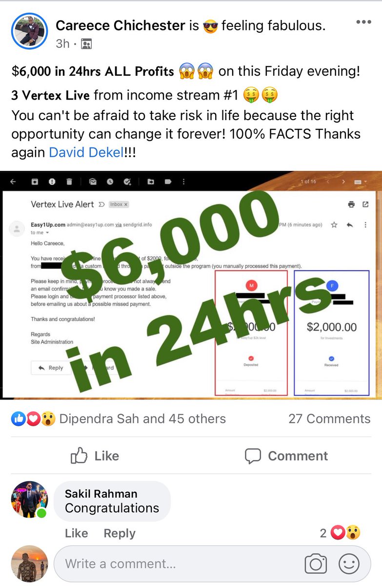 DuMobilePlus's tweet photo. Congratulations! To our teams , it just came today  Message me If you want to Learn How To get $2k a Day DM Me
=>https://t.co/jcdGIYvVX9
#mlm #forsage # money #rich #make money #workathome #mlm #leads #automated money #rich #trump https://t.co/0Bbf3ytT2r