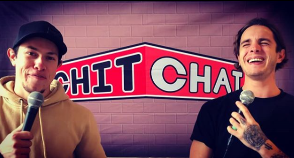 ehchitchat's tweet photo. We understand it's late, but this is VERY important. #CHITCHAT will be airing on @1059TheRegion tomorrow morning ! Tune in at 8 A.M for all the banter you never knew you needed. https://t.co/sWpbN5wbFg