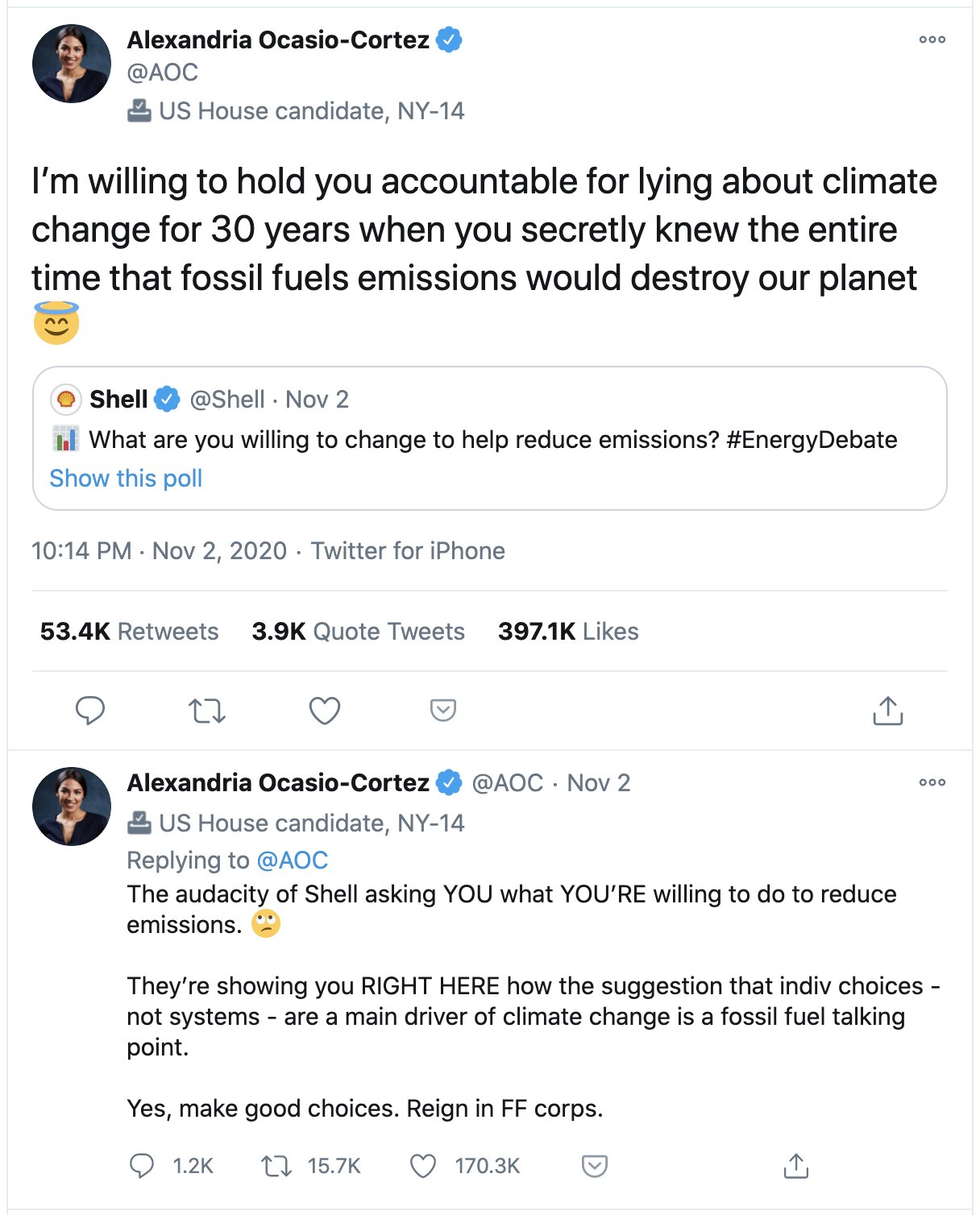 alexandria cortez twitter