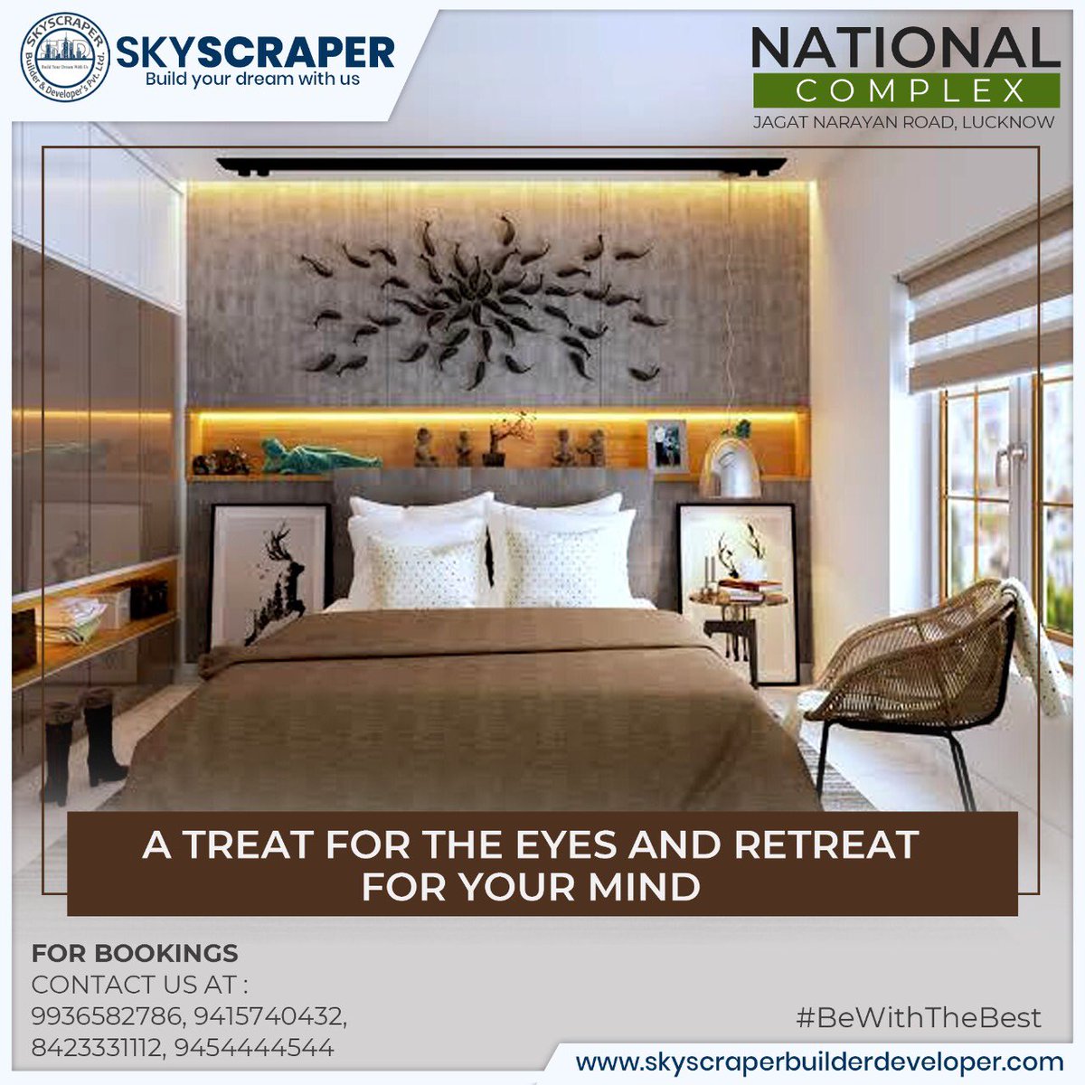 skyscraperltd's tweet photo. A treat for your eyes and retreat for your mind .
✔ Located at Jagat Narayan Road , Lucknow
Contact us : 6389733334
9415021924
#renovation #contractor #realestate #home #interiordesign #carpentry #build #carpenter #homebuilder #remodel #builders #lucknowbuilders https://t.co/1uuvQ5jNHl