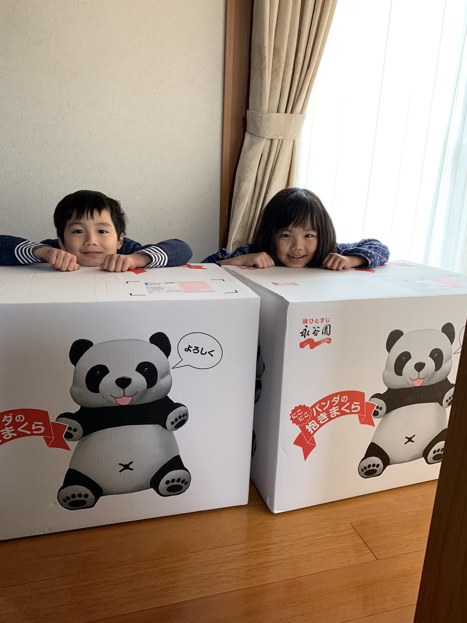 永谷園キャンペーン当選品・にこにこパンダの抱きまくら