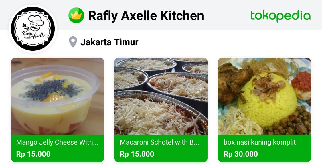 RAKitchen2020's tweet photo. Semakin mudah belanja produk Rafly Axelle Kitchen di Tokopedia. Cek aja, pasti ada yang kamu suka
https://t.co/G0jFZqvBzc https://t.co/hys9cb99Sz