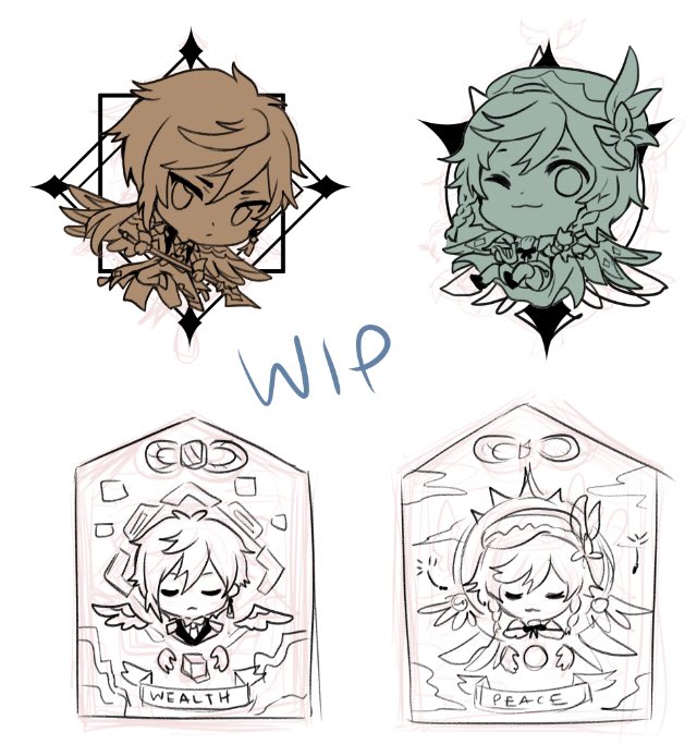 It's been a while, but some WIPs of my faves ? 