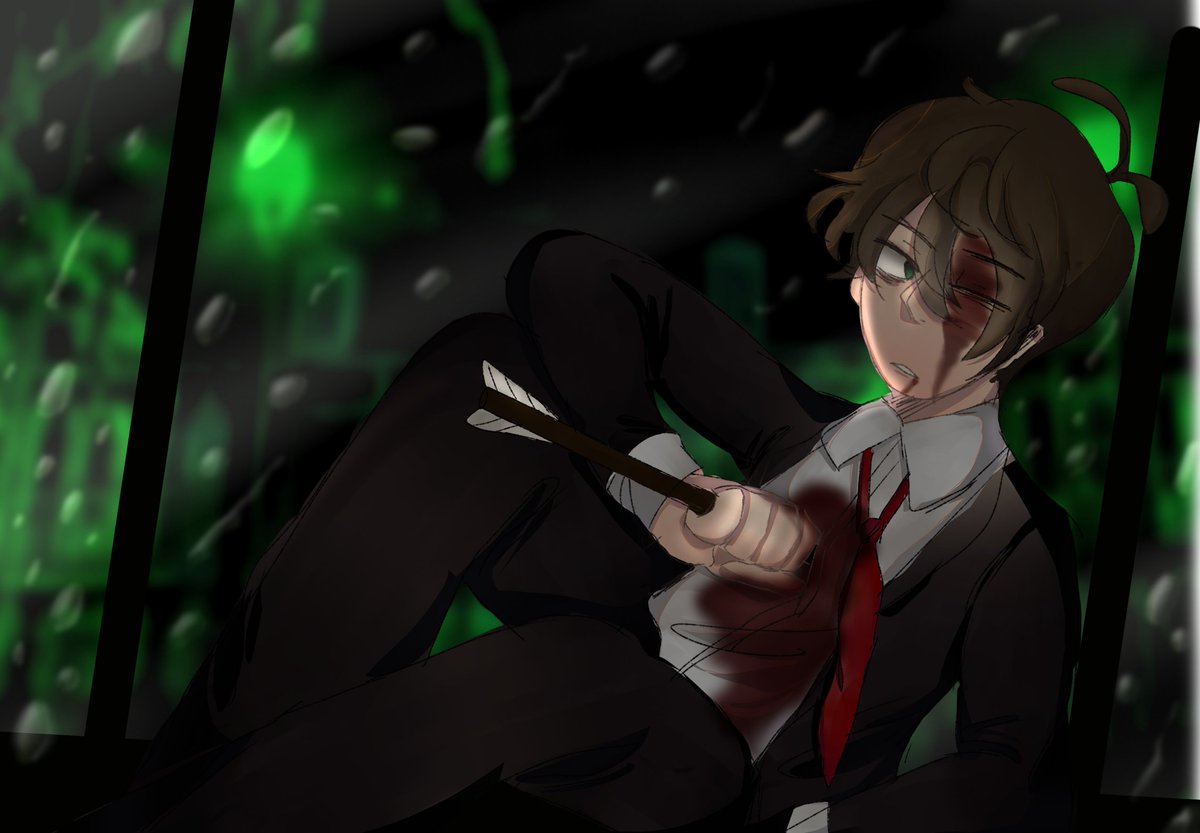 kaijiros's tweet photo. blood tw // yeah honestly i just gave up #originalart https://t.co/6piGw3W7T3
