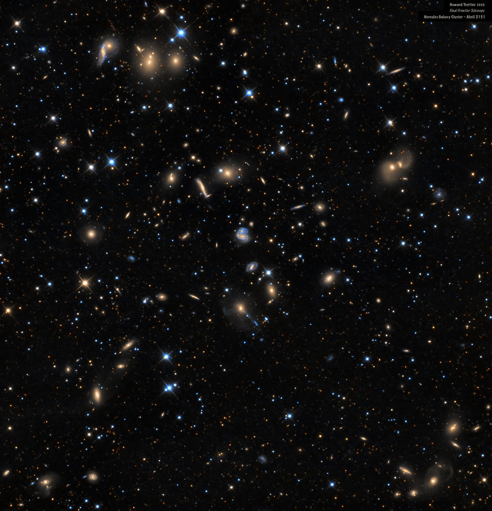 coolpix4U's tweet photo. The Hercules Cluster of Galaxies via NASA - https://t.co/88W12muHcl https://t.co/pW4esfPUWj