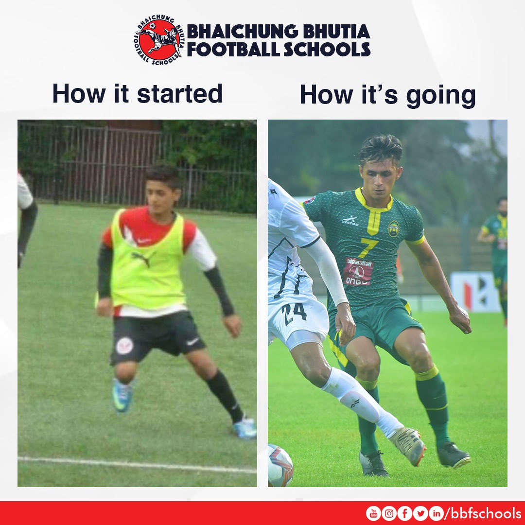 As for  @BBFSchools, there couldn't be a better way to celebrate our tenth anniversary than placing our first-ever scholar in the country's top league.What Mahip taught us: Be patient. Be consistent. Work hard. (5/6) #indianfootball  #grassroots