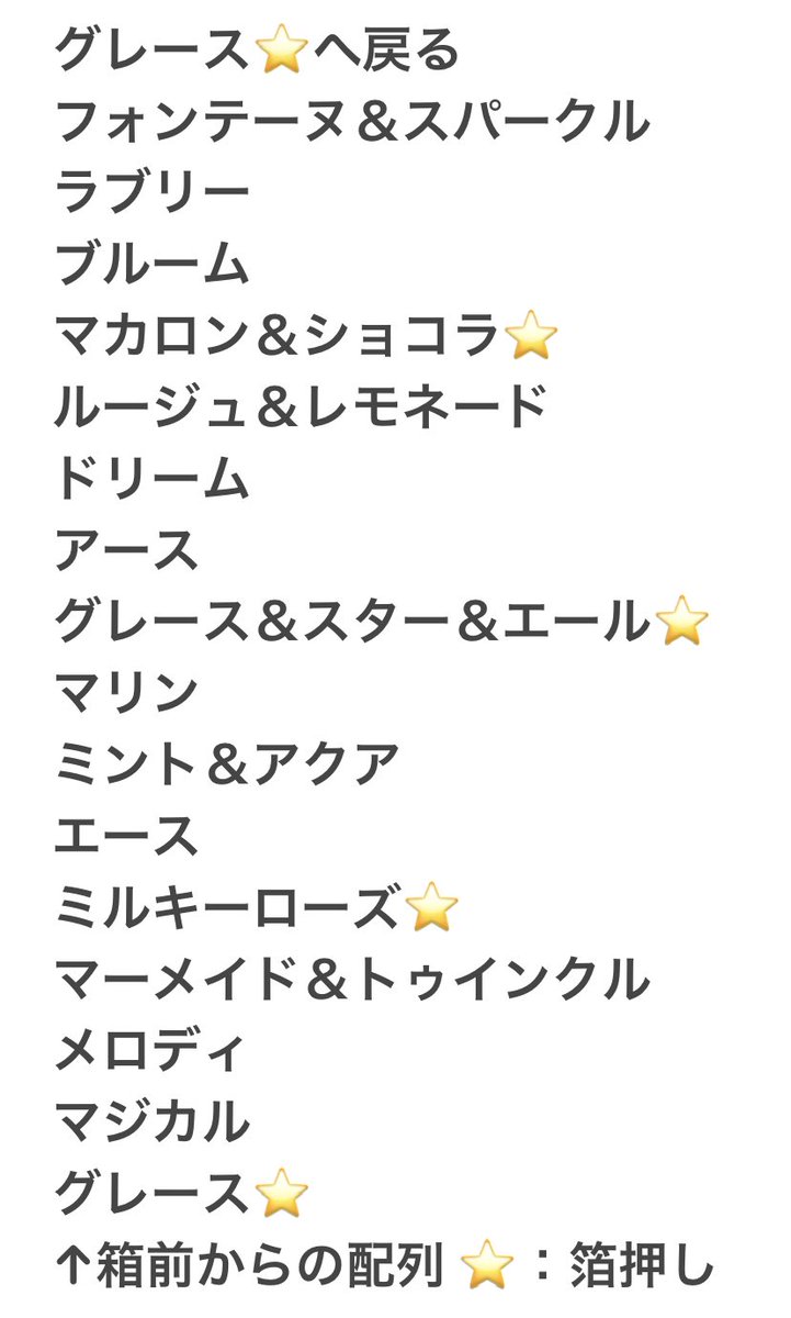 Neverpop03 プリキュア色紙art3配列あげときます御参考まで Neverpop03 プリキュア色紙art3配列あげときます御参考まで