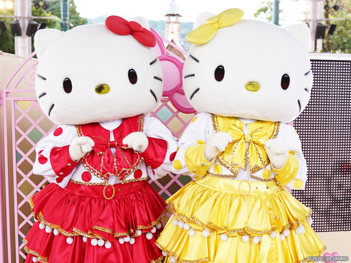 キティ&ミミィ Amazon.co.jp: ニコぬいキーホルダー ハローキティ＆ミミィ/ワンピース