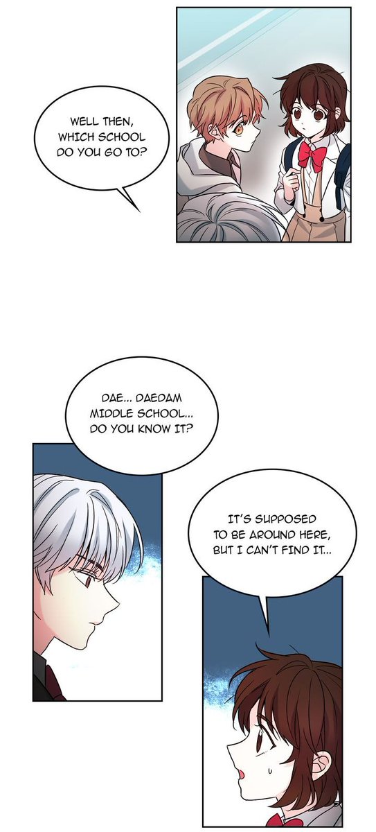 When Dani insists she goes to a different middle school, Jiho finally initiates a conversation with her. In the novel, Dani notes that Jiho looks like someone who has nothing to live for—as if he& #39;s dead inside—and that she never thought he& #39;d talk to her. Wrong again, Dani.