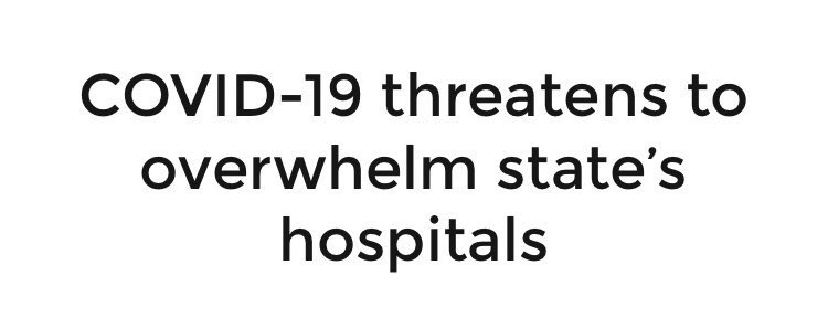 mmadyysonn's tweet photo. ICYMI: We’re at a breaking point. By we, I mean the hospitals and us, the people who keep them running. The last 2 days there have been roughly 4 THOUSAND new cases. Every nightmare we had back in March is now our reality. We are overworked. Overwhelmed. Over it. #WEARADANGMASK https://t.co/TVDoKcev4H