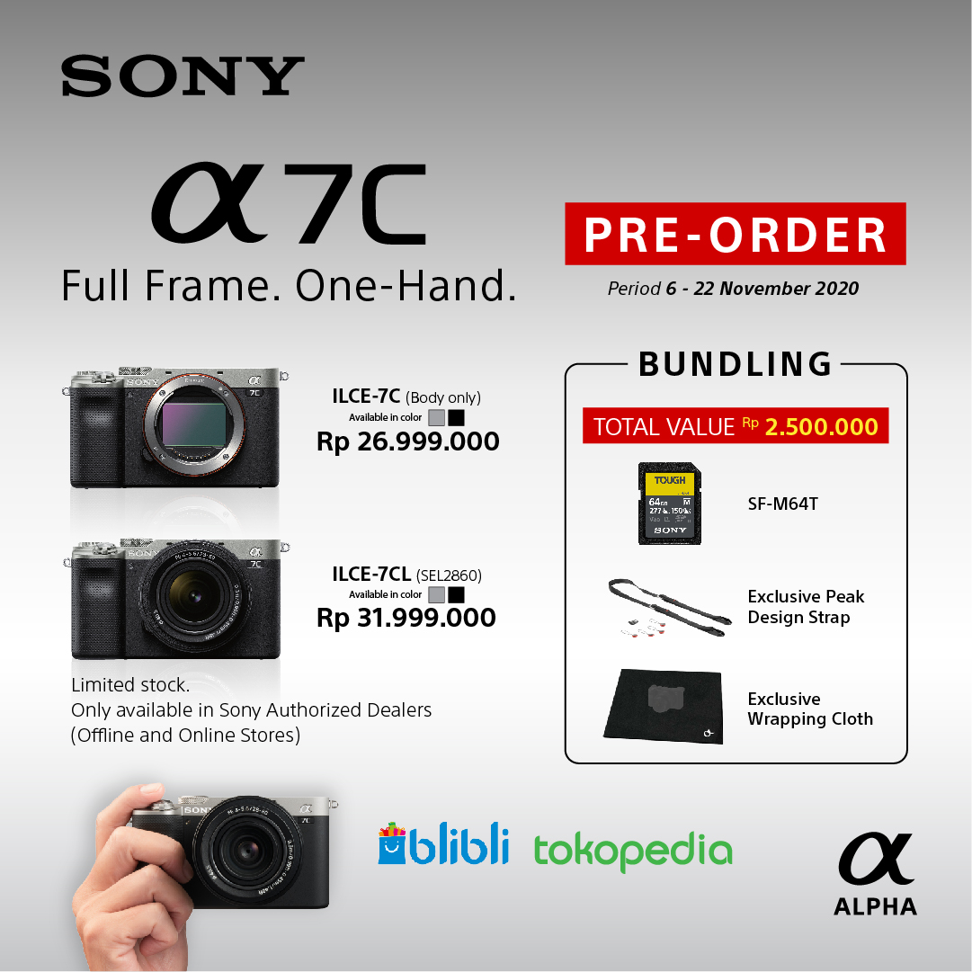 the curious case of the vanishing & exploding gradient... Pre-Order Sony Alpha 7C dengan harga Rp 26.999.000 (body only) & Rp 31. ...