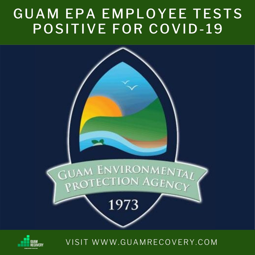 On November 6, 2020, the Guam Environmental Protection Agency (GEPA) was notified that an employee at the agency’s administration building tested positive for COVID-19. 
#GuamRecovery #Guam #Guahan #GuamEPA #Covid19 #Coronavirus #EPA #EnvironmentalProtectionAgency #GEPA #GuamNews