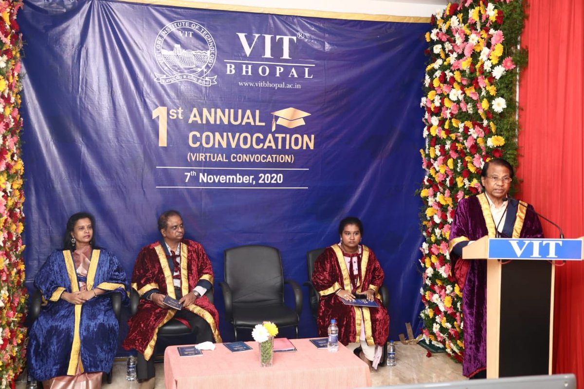 VIT_univ's tweet photo. Catch the first glimpses of the 1st Annual Convocation of VIT Bhopal.
Join the event LIVE @ https://t.co/b9CRqHZEZm
@VITBhopal
#1stAnnualConvocation
#EConvocation
#VirtualReality
#VITBhopal
#VIT
#VelloreInstituteofTechnology https://t.co/HkbLXRyDZF