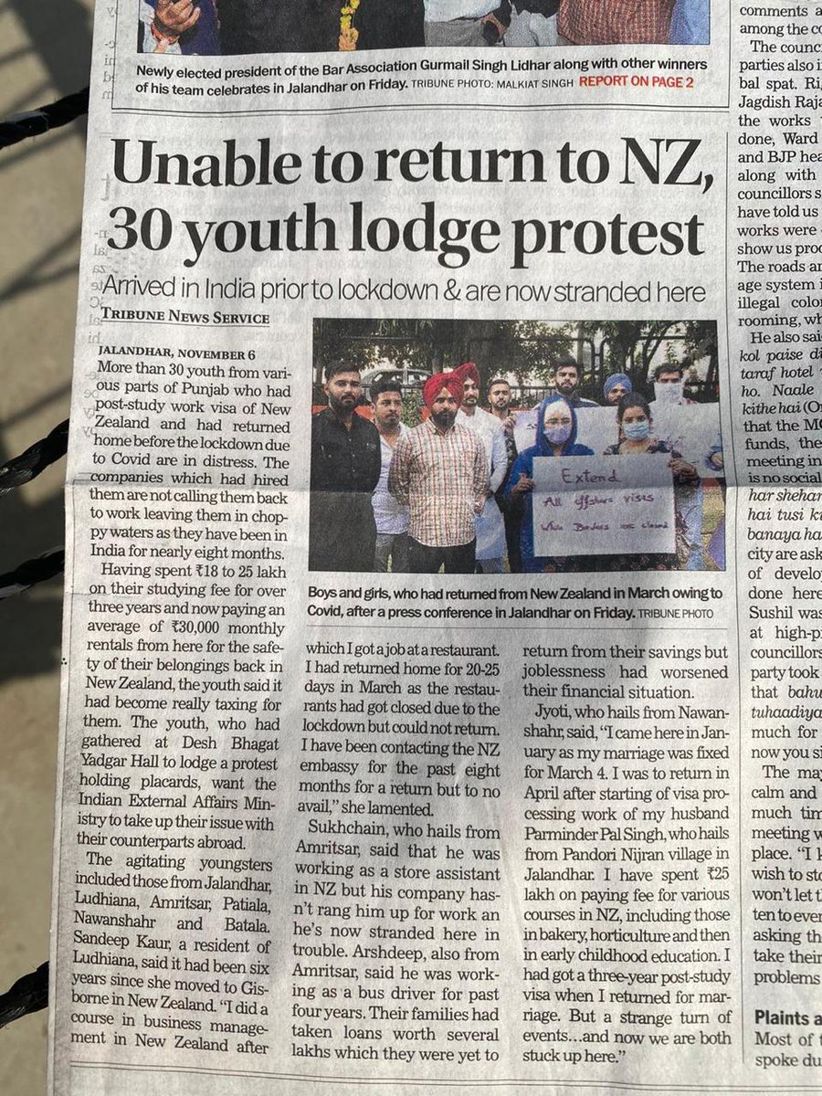 Aaswad28's tweet photo. Plz atleast now look into this as priority. They are already suffering a lot from more than 6 months now..They are the ones who have paid taxes regularly and bide all rules and regulations of the country..Just an unfortunate situation.. 
@Vivekninety
@jacindaardern @nzlabour https://t.co/IVHksJWAwd