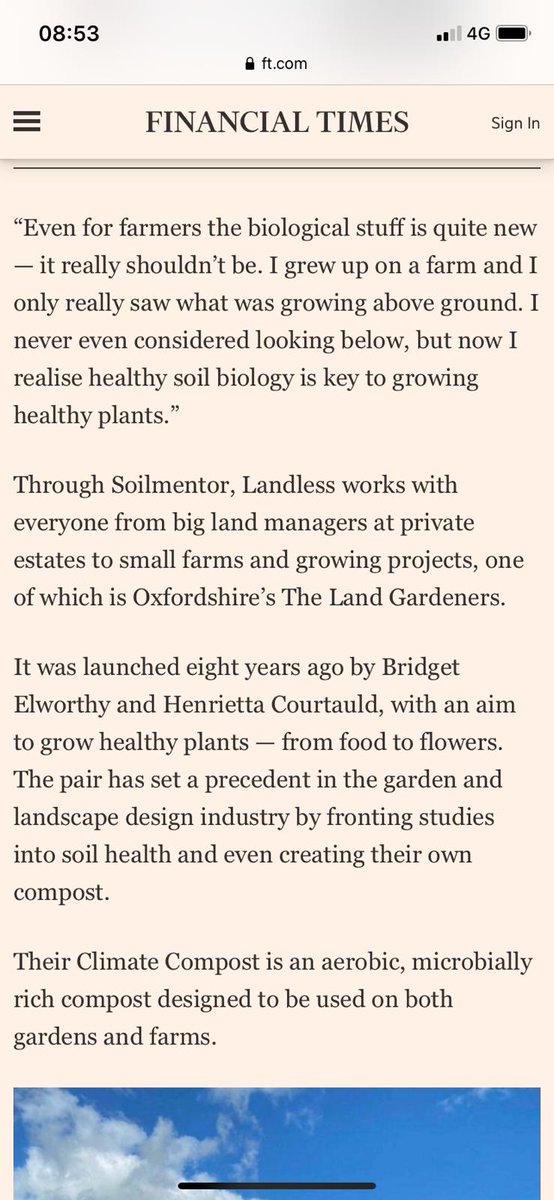soilmentor's tweet image. #Soilhealth is our super power! It was super exciting to talk about #soilbiology with @tabijgee from @ftweekend alongside our friends @Hodmedods @josiahfood @LandGardeners 😀💚💫 @annielandless app.ft.com/content/8c2e73…