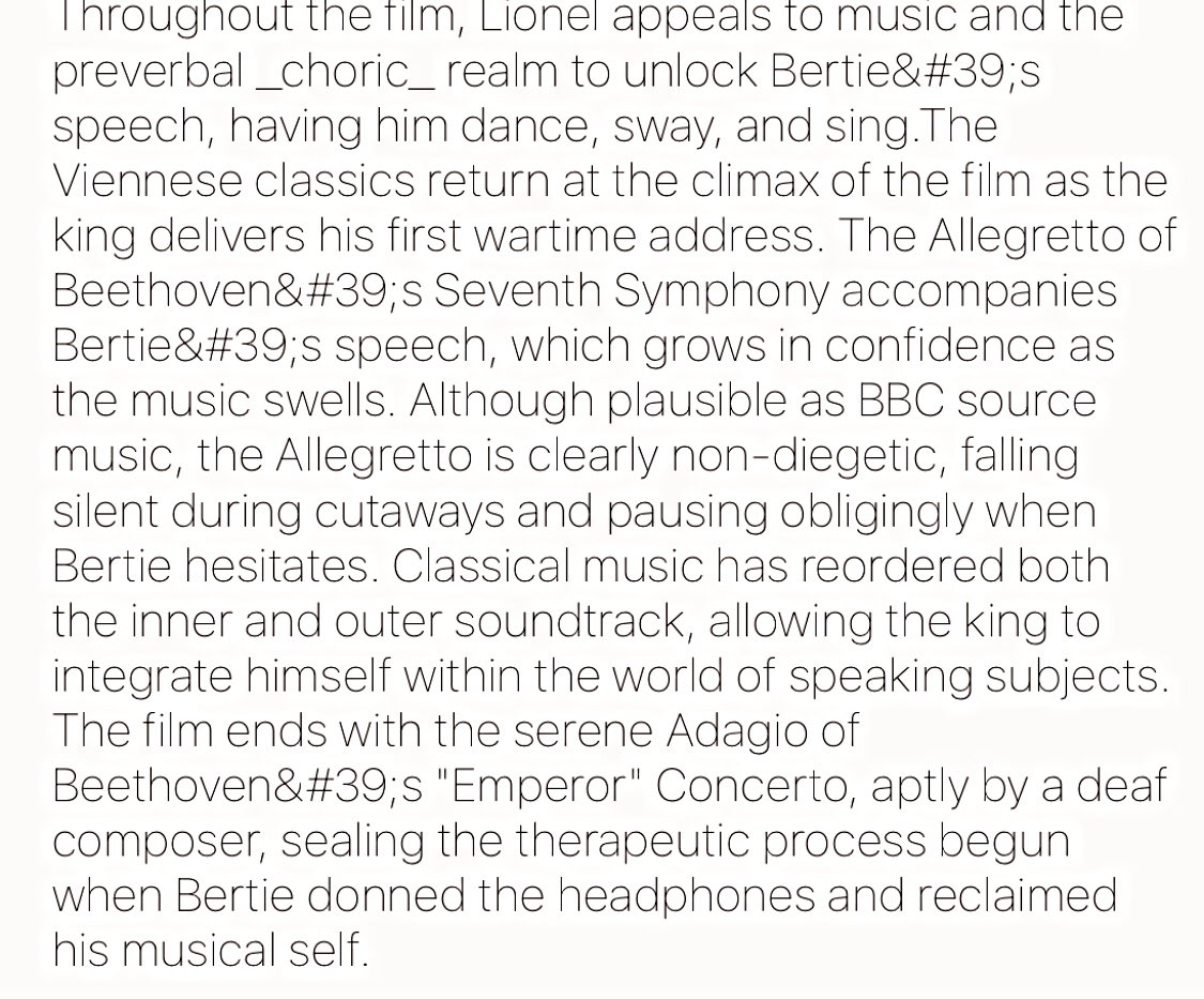 amssmtdismus's tweet photo. Paper Highlight #AMSMT20 Day 1 (11/07/2020):

(AMS) 1:00-1:50PM CT @ Webinar 4: EMOTION AND MEANING IN FILM MUSIC panel

“Headphones, Deafness, and the ‘Inner Soundtrack’ of _The King’s Speech_” by Dr. Stephen Rumph (abstract attached) #dismus https://t.co/CHRMKalpU0