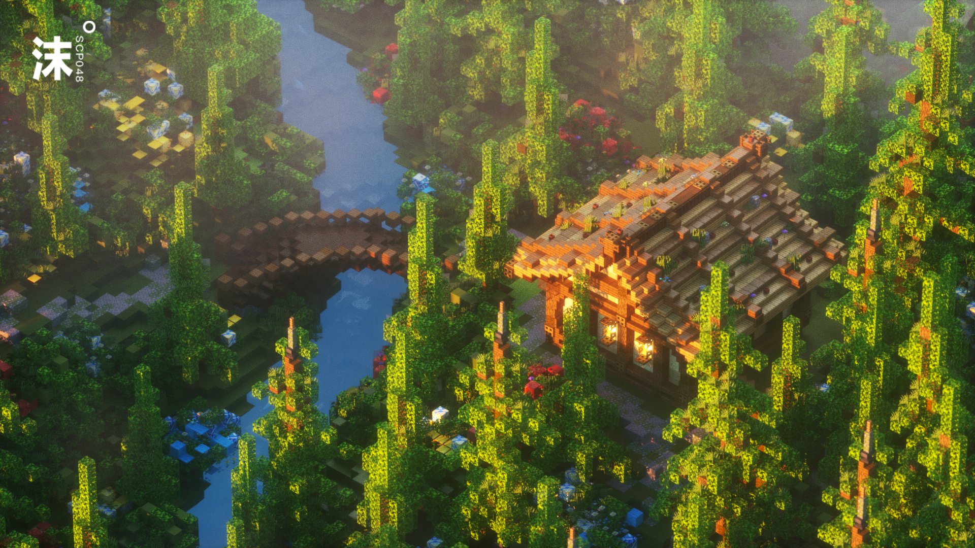 平安京办事处 Heiankyo บนทว ตเตอร 林中小屋a Cabin In The Woods Build By 沫 Minecraft 建築コミュ Minecraft建築 Minecraftbuilds