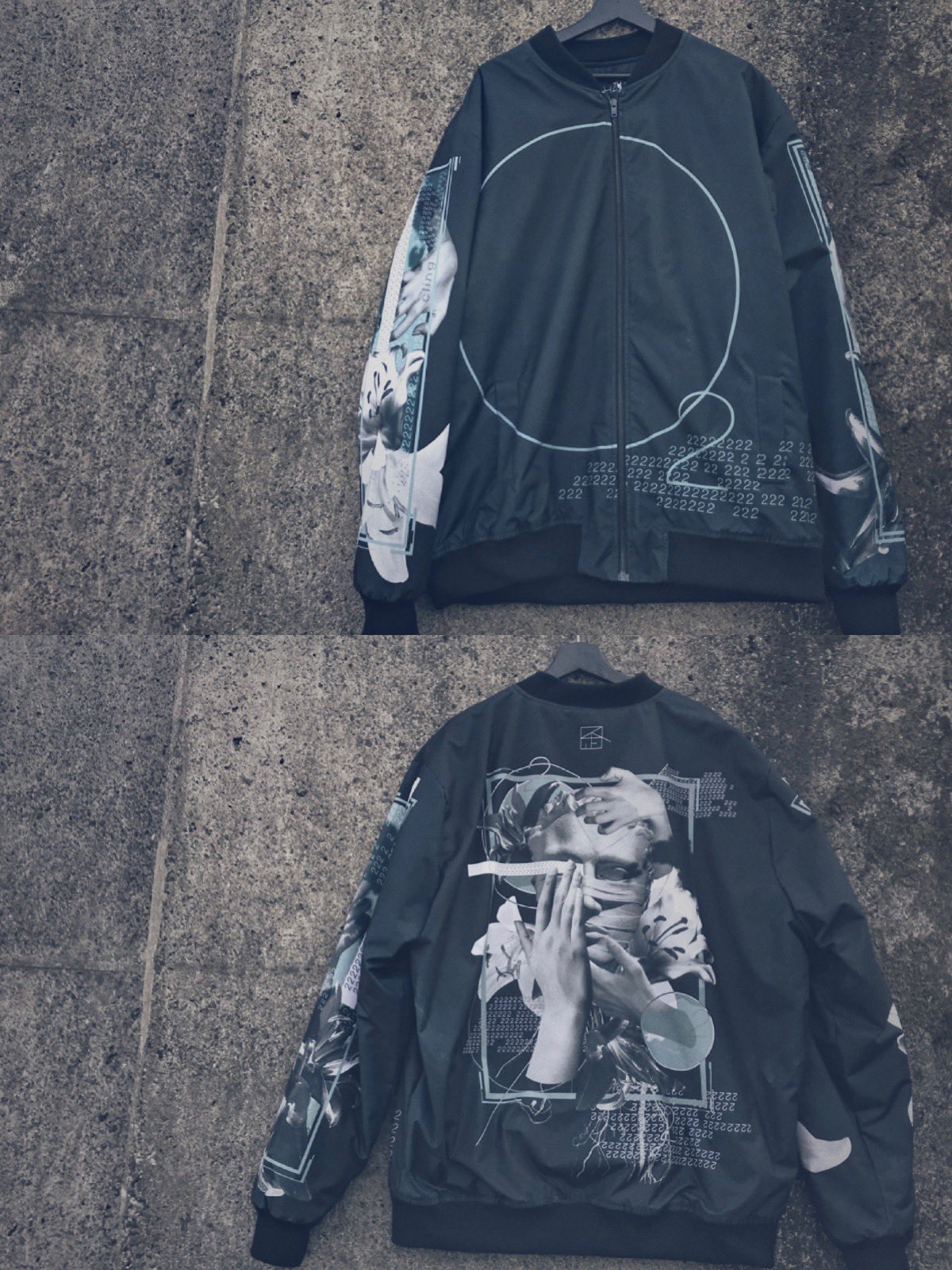 歪hizumi 酸素ブルゾン 歪 hizumi 酸素ブルゾン ボンバージャケット